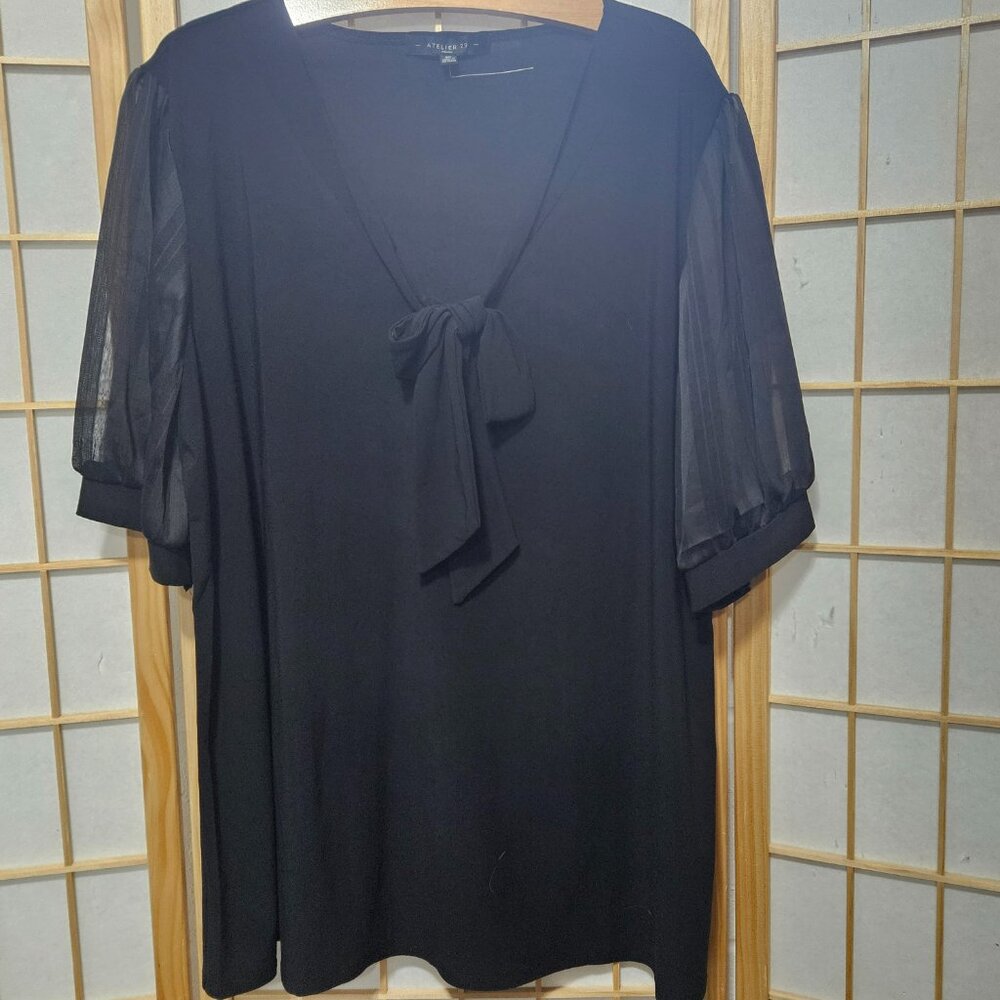 Atelier Tie Front Blouse
